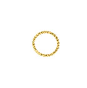 vermeil 7.0mm twisted wire round jump ring