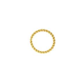 vermeil 7.0mm twisted wire round jump ring