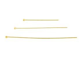 Vermeil Gold 1.5mm Ball Headpin