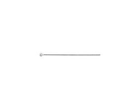 sterling silver 0.5x25mm 1.5mm ball headpin