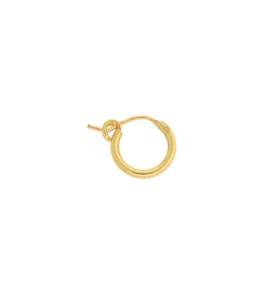 vermeil 12mm hoop earring