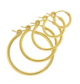 Vermeil Hoop Earring-B