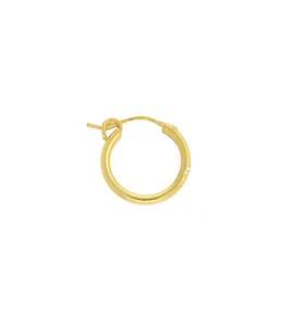 vermeil 16mm hoop earring