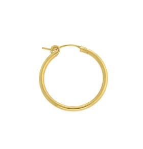 vermeil 24mm hoop earring