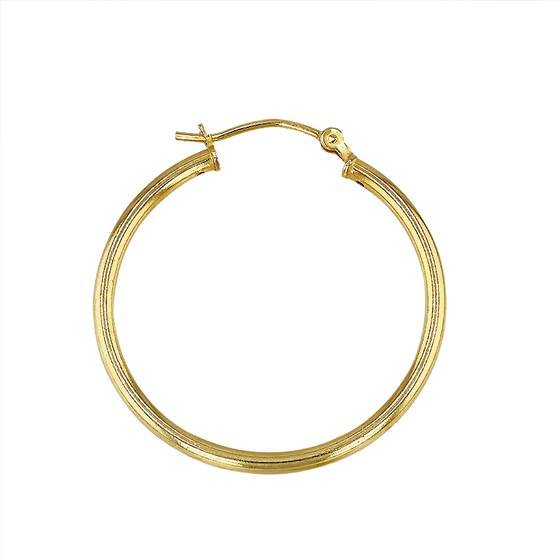 vermeil 30mm hoop earring