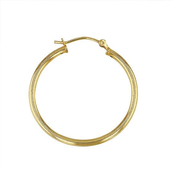 vermeil 60mm hoop earring