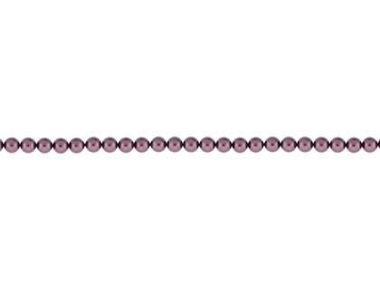 4mm burgundy 5810 swarovski pearls