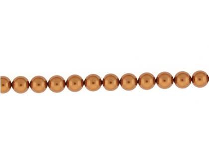 8mm copper 5810 swarovski pearls