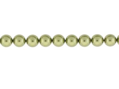 10mm Lime Green Pearls Beads, Lime Green Pearls, 10mm Lime Green