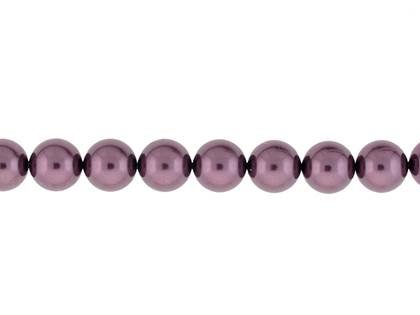 12mm burgundy 5810 swarovski pearls