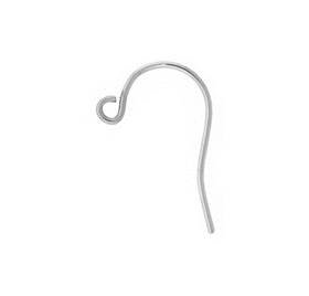 sterling silver plain earwire earring