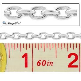 ss 3.0mm oval cable chain