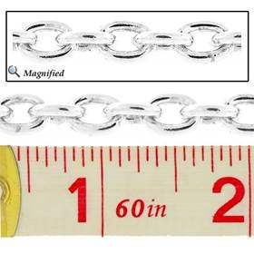 ss 5.5mm oval cable chain