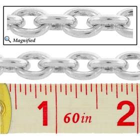 ss 11.5mm oval cable chain