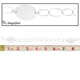 ss 16mm oval disc chain