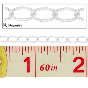 ss 2.9mm open curb chain