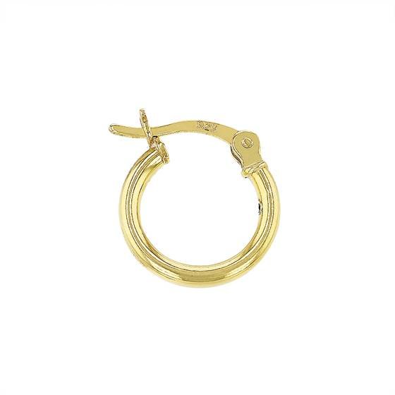 vermeil 12mm hoop earring