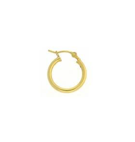 vermeil 15mm hoop earring