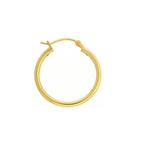 vermeil 24mm hoop earring