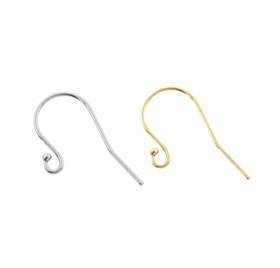 14K Earwire 1.3mm Ball Earring