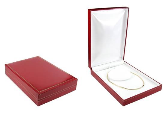 red classic rectangular box