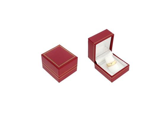 red classic rectangular box