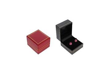 CLASSIC LEATHERETTE EARRING BOX 17734-BX