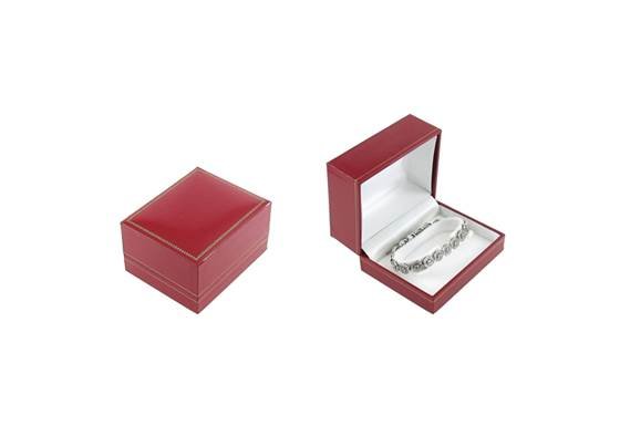 red classic rectangular box