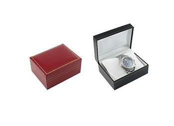 CLASSIC LEATHERETTE SMALL PILLOW WATCH BOX 17753BX