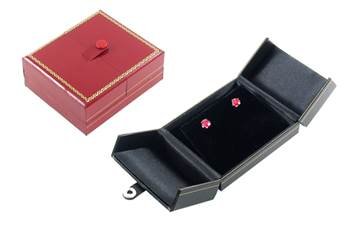 CLASSIC LEATHERETTE  EARRING OR PENDANT BOX 17775-