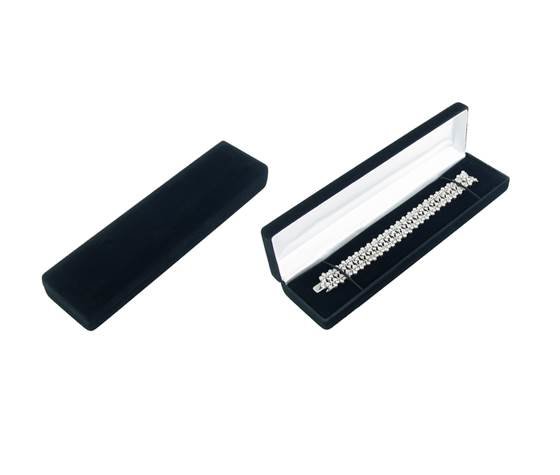 black classic velvet style i bracelet or watch box