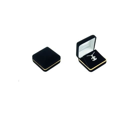 black classic velvet style ii pendant or earring box