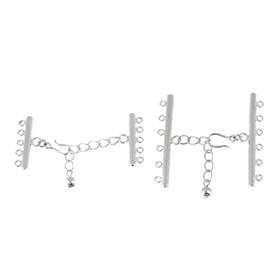 Sterling Silver Tube Adjustable Clasp