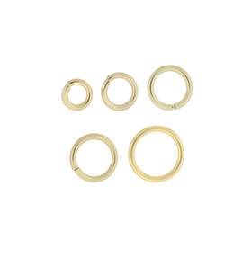 Gold Filled Round Jumpring 1.0mm Thick (18 Gauge)