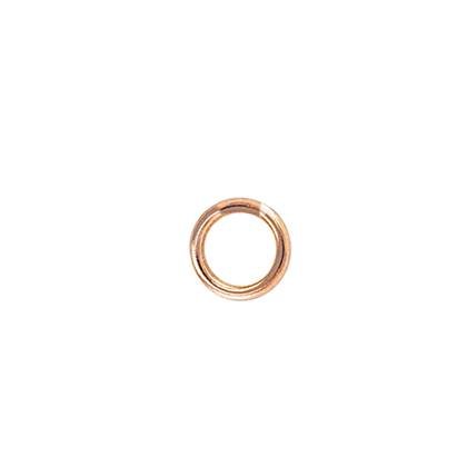 14kr 3.5mm soldered jump ring 0.63mm thick