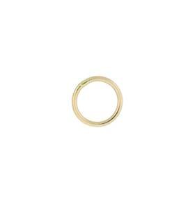 18ky 6mm soldered jump ring 0.63mm thick (22 gauge wire)