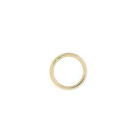 14ky 7mm soldered jump ring 0.63mm thick