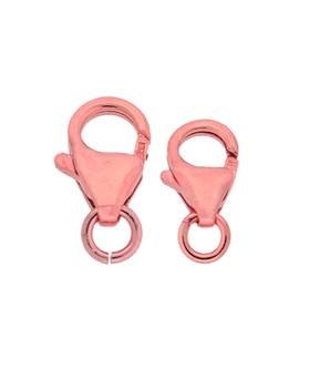 Rose Gold Filled Oval Trigger Clasp With Open Ring