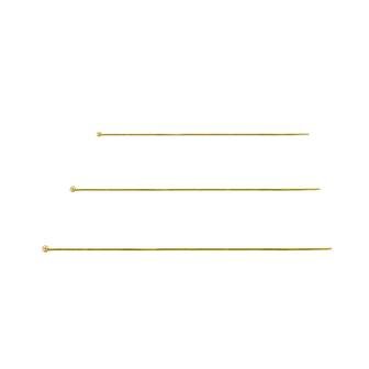 14K Gold Ball Headpin 30 Gauge Wire