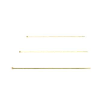 14K Gold Ball Headpin 30 Gauge Wire