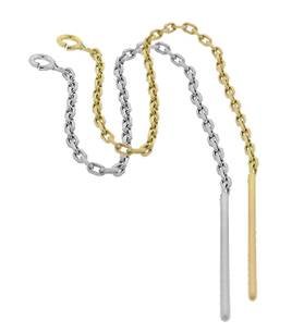 14K Threader Cable Chain Earwire Earring (A)