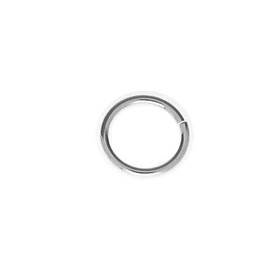 sterling silver 8mm round open jump ring