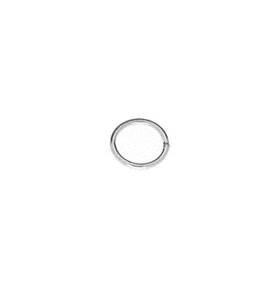 sterling silver 6.5mm round closed jump ring