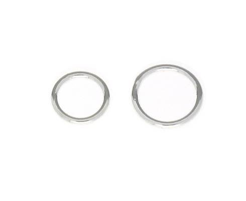 Silver Closed Jumpring 1.0mm Thick 18-Gauge