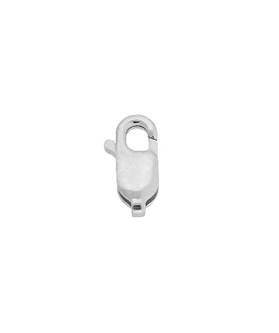platinum 8mm lobster clasp without open jump ring