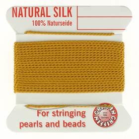 1 amber griffin silk cord 0.35mm