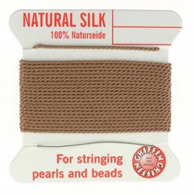 2 beige griffin silk cord 0.45mm