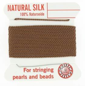 7 brown griffin silk cord 0.75mm