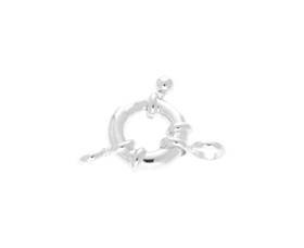 sterling silver 3x12mm closed ring springring clasp