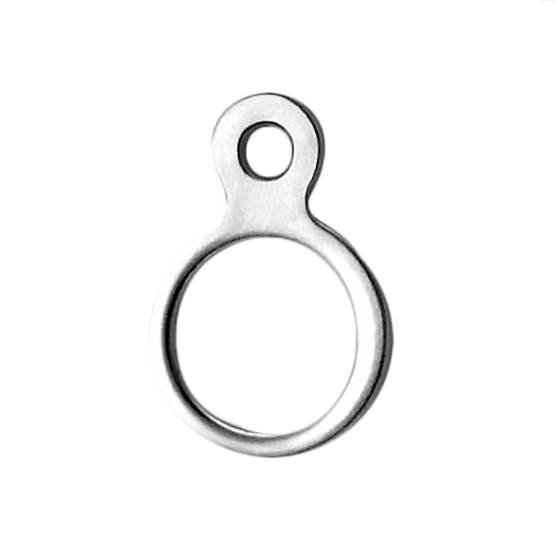 sterling silver 6.5mm pendant loop